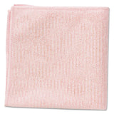 Rubbermaid® Commercial Microfiber Cleaning Cloths, 16 X 16, Pink, 24-pack freeshipping - TVN Wholesale 