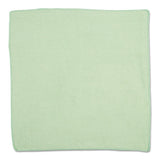 Rubbermaid® Commercial Microfiber Cleaning Cloths, 16 X 16, Green, 24-pack freeshipping - TVN Wholesale 
