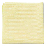 Rubbermaid® Commercial Microfiber Cleaning Cloths, 16 X 16, Yellow, 24-pack freeshipping - TVN Wholesale 