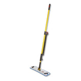 Rubbermaid® Commercial HYGEN™ Pulse Microfiber Spray Mop System, 17" Wide Microfiber Head, 52" Yellow Plastic Handle freeshipping - TVN Wholesale 