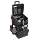 Rubbermaid® Commercial Executive Quick Cart, Large, 14.25w X 16.5d X 25h, Dark Gray freeshipping - TVN Wholesale 