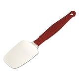 High Heat Scraper Spoon, White W-red Blade, 13 1-2