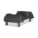 Rubbermaid® Commercial Slim Jim Resin Trainable Dolly, 120 Lb Capacity, 23.86 X 14.71 X 8.36, Plastic, Black freeshipping - TVN Wholesale 