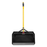 Rubbermaid® Commercial Maximizer Heavy-duty Stand Up Debris Pan, 20.44w X 29h, Plastic, Yellow-black freeshipping - TVN Wholesale 