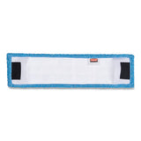 Rubbermaid® Commercial Adaptable Flat Mop Pads, Microfiber, 19.5 X 5.5, Blue freeshipping - TVN Wholesale 