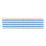 Rubbermaid® Commercial HYGEN™ Disposable Microfiber Pad, White-blue Stripes, 4.75 X 19, 50-pack, 3 Packs-carton freeshipping - TVN Wholesale 