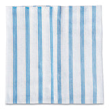 Rubbermaid® Commercial HYGEN™ Disposable Microfiber Cleaning Cloths, Blue-white Stripes, 12 X 12, 600-pack freeshipping - TVN Wholesale 