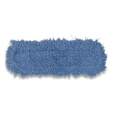 Rubbermaid® Commercial Twisted Loop Blend Dust Mop, Pic-pet Polyester, 24" X 5", Blue freeshipping - TVN Wholesale 