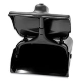 Rubbermaid® Commercial Lobby Pro Upright Dustpan, With Cover, 12.5w X 37h, Plastic Pan-metal Handle, Black freeshipping - TVN Wholesale 