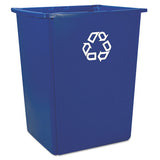 Rubbermaid® Commercial Glutton Recycling Container, Rectangular, 56 Gal, Blue freeshipping - TVN Wholesale 