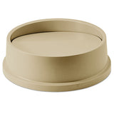 Rubbermaid® Commercial Swing Top Lid For Round Waste Container, Plastic, Beige freeshipping - TVN Wholesale 