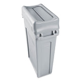 Rubbermaid® Commercial Swing Lid For Slim Jim Waste Container, Gray freeshipping - TVN Wholesale 
