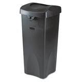 Rubbermaid® Commercial Swing Top Lid For Untouchable Recycling Center, 16" Square, Black freeshipping - TVN Wholesale 