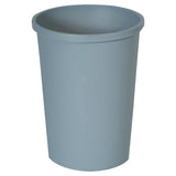 Rubbermaid® Commercial Untouchable Waste Container, Round, Plastic, 11 Gal, Gray freeshipping - TVN Wholesale 