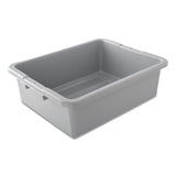 Rubbermaid® Commercial Bus-utility Box, 17.3" X 7" X 21.5", Gray freeshipping - TVN Wholesale 