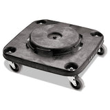 Rubbermaid® Commercial Brute Container Square Dolly, 250 Lb Capacity, 17.25 X 6.25, Black freeshipping - TVN Wholesale 