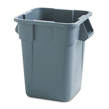 Rubbermaid® Commercial Brute Container, Square, Polyethylene, 40 Gal, Gray freeshipping - TVN Wholesale 