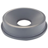 Rubbermaid® Commercial Round Brute Funnel Top Receptacle, 22.38w X 5h, Gray freeshipping - TVN Wholesale 