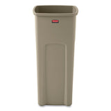 Rubbermaid® Commercial Untouchable Square Waste Receptacle, Plastic, 23 Gal, Beige freeshipping - TVN Wholesale 
