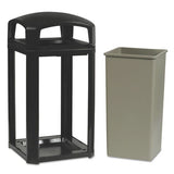 Rubbermaid® Commercial Landmark Series Classic Dome Top Container, Plastic, 50 Gal, Sable freeshipping - TVN Wholesale 
