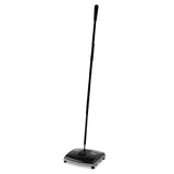 Rubbermaid® Commercial Floor And Carpet Sweeper, 44" Handle, Black-gray freeshipping - TVN Wholesale 