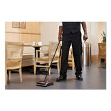 Rubbermaid® Commercial Dual Action Sweeper, 44" Steel-plastic Handle, Black-yellow freeshipping - TVN Wholesale 