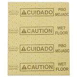 Rubbermaid® Commercial Over-the-spill Pad, "caution Wet Floor", Yellow, 16 1-2" X 20", 22 Sheets-pad freeshipping - TVN Wholesale 