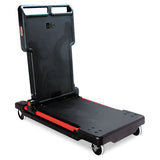 Rubbermaid® Commercial Convertible Utility Cart, Two-shelf, 23.88w X 45.13d X 34.38h, Black freeshipping - TVN Wholesale 