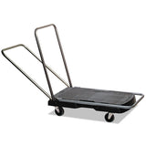 Utility-duty Home-office Cart, 250 Lb Capacity, 20.5 X 32.5, Platform, Black