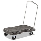 Rubbermaid® Commercial Triple Trolley, 500-lb Capacity, 20.5w X 32.5d X 7h, Black freeshipping - TVN Wholesale 