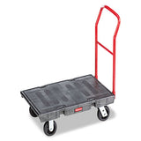 Rubbermaid® Commercial Heavy-duty Platform Truck Cart, 2,000 Lb Capacity, 24 X 48 Platform, Black freeshipping - TVN Wholesale 