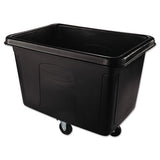Rubbermaid® Commercial Cube Truck, Rectangular, 500 Lb Capacity, Black freeshipping - TVN Wholesale 