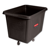 Rubbermaid® Commercial Cube Truck, Rectangular, 600 Lb Capacity, Black freeshipping - TVN Wholesale 