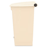 Rubbermaid® Commercial Step-on Receptacle, Rectangular, Polyethylene, 18 Gal, Beige freeshipping - TVN Wholesale 