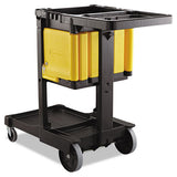 Rubbermaid® Commercial Locking Cabinet, For Rubbermaid Commercial Cleaning Carts, Yellow freeshipping - TVN Wholesale 