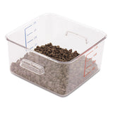 Rubbermaid® Commercial Spacesaver Square Containers, 2 Qt, 8.8 X 8.75 X 2.7, Clear freeshipping - TVN Wholesale 