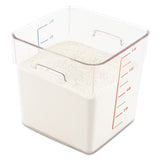 Rubbermaid® Commercial Spacesaver Square Containers, 4 Qt, 8.8 X 8.75 X 4.75, Clear freeshipping - TVN Wholesale 