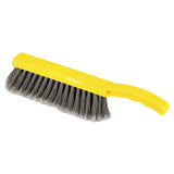 Rubbermaid® Commercial Countertop Brush, Silver Polypropylene Bristles, 12.5" Brush, Silver Plastic Handle freeshipping - TVN Wholesale 