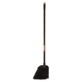 Rubbermaid® Commercial Angled Lobby Broom, Poly Bristles, 35" Handle, Black freeshipping - TVN Wholesale 
