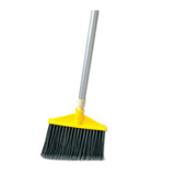 Rubbermaid® Commercial Angled Large Broom, 48.78" Handle, Silver-gray freeshipping - TVN Wholesale 
