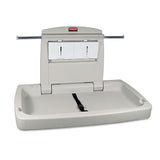 Rubbermaid® Commercial Sturdy Station 2 Baby Changing Table, 33.5 X 21.5, Platinum freeshipping - TVN Wholesale 