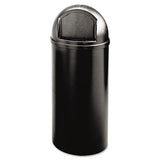 Rubbermaid® Commercial Marshal Classic Container, Round, Polyethylene, 15 Gal, Black freeshipping - TVN Wholesale 
