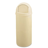 Rubbermaid® Commercial Marshal Classic Container, Round, Polyethylene, 25 Gal, Beige freeshipping - TVN Wholesale 