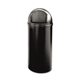 Rubbermaid® Commercial Marshal Classic Container, Round, Polyethylene, 25 Gal, Black freeshipping - TVN Wholesale 