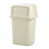 Rubbermaid® Commercial Ranger Fire-safe Container, Square, Structural Foam, 45 Gal, Beige freeshipping - TVN Wholesale 