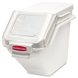 Rubbermaid® Commercial Prosave Shelf Ingredient Bins, 5.4 Gal, 11.5 X 23.5 X 16.88, White freeshipping - TVN Wholesale 