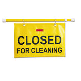 Rubbermaid® Commercial Site Safety Hanging Sign, 50w X 1d X 13h, Yellow freeshipping - TVN Wholesale 