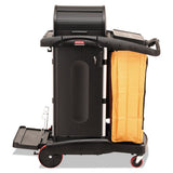 Rubbermaid® Commercial High-security Healthcare Cleaning Cart, 22w X 48.25d X 53.5h, Black freeshipping - TVN Wholesale 