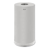 Rubbermaid® Commercial European And Metallic Series Drop-in Top Receptacle, Round, 15 Gal, Satin Stainless freeshipping - TVN Wholesale 