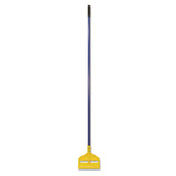 Rubbermaid® Commercial Invader Fiberglass Side-gate Wet-mop Handle, 60", Blue-yellow freeshipping - TVN Wholesale 